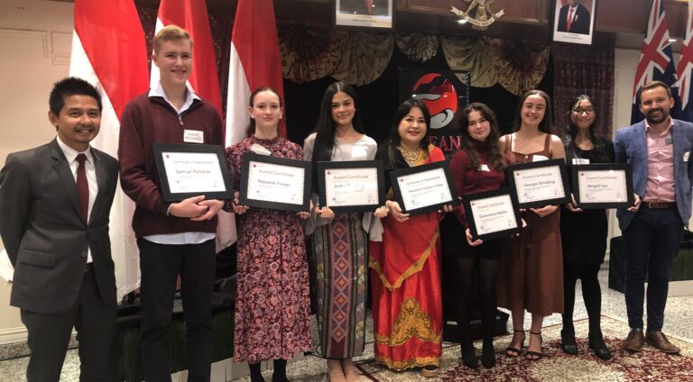 Awards Presented at Indonesian Consulate Banner