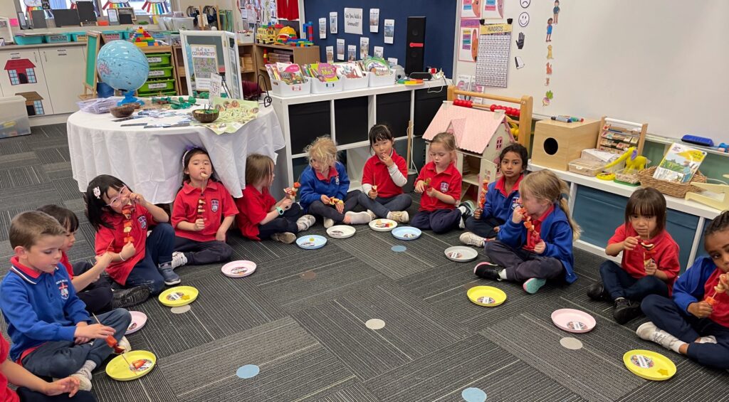 Kindy/Pre-Primary are all FRUITY TOOTY!