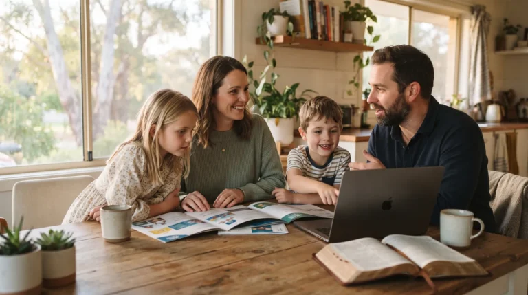 choosing-a-christian-school-family-research-at-home